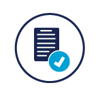 icon representing contracts for services