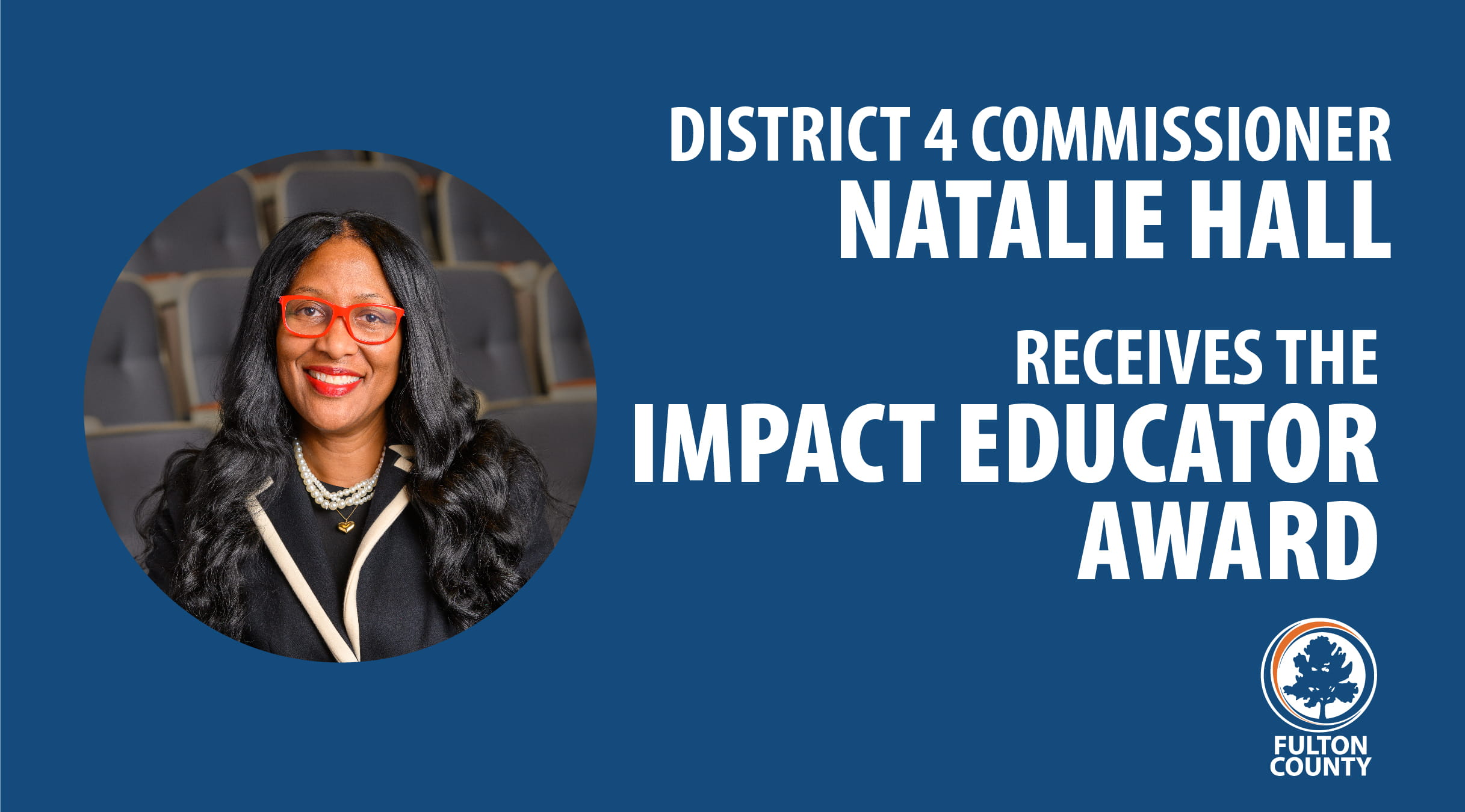 Natalie Hall Receives the Impact Educator Award