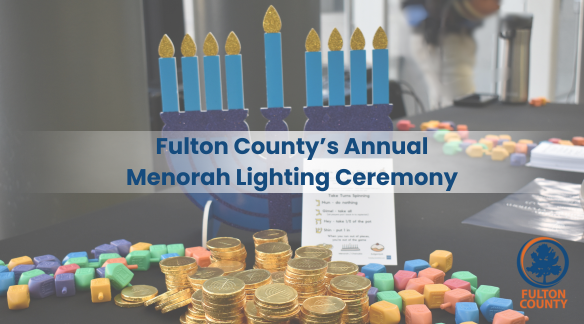 Fulton County's Annual Menorah Lighting Ceremony