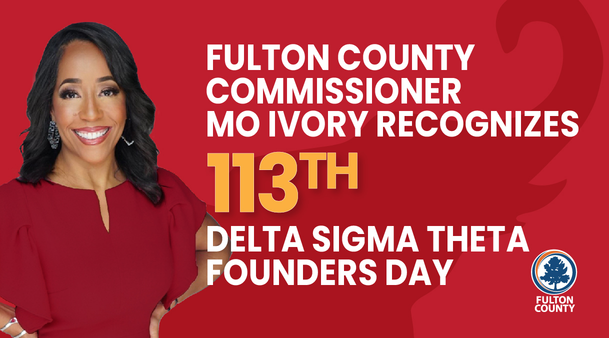 Commissioner Mo Ivory recognizes 113th delta sigma theta founders day