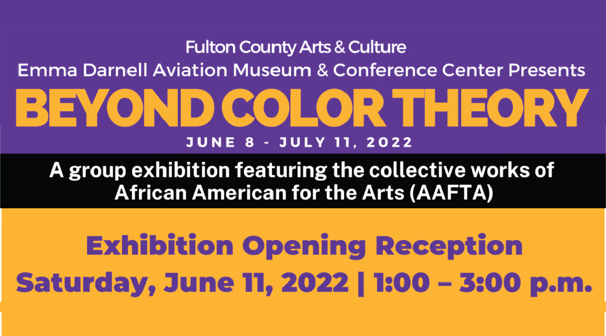 Beyond Color Theory Exhibit opening headline