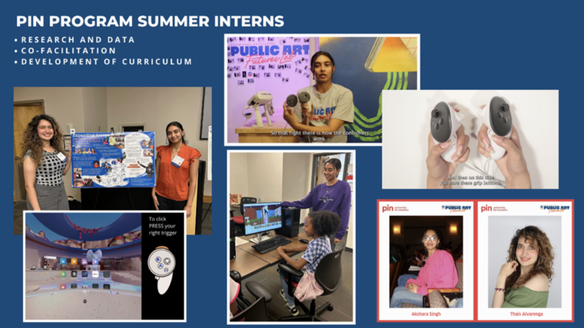 PIN Program Summer Interns. Research and data, co-facilitation, and development of curriculum.