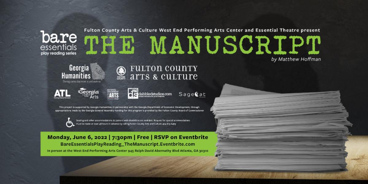 West End Performing Art Center reading of The Manuscript