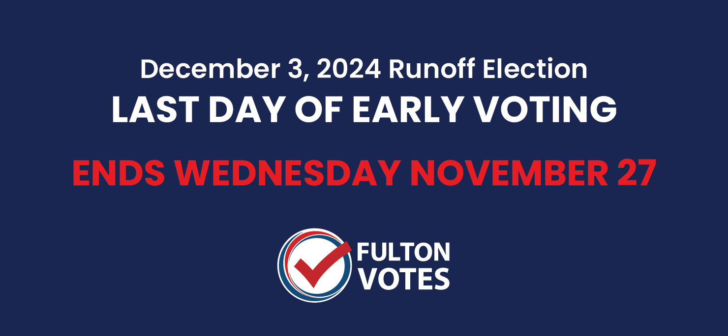 last day of early voting for december 3 2024 runoff is wednesday november 27