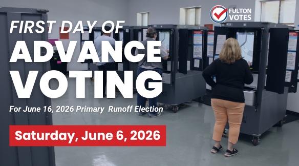 First day of advance voting for June 16 2026 runoff begins saturday june 6 2026