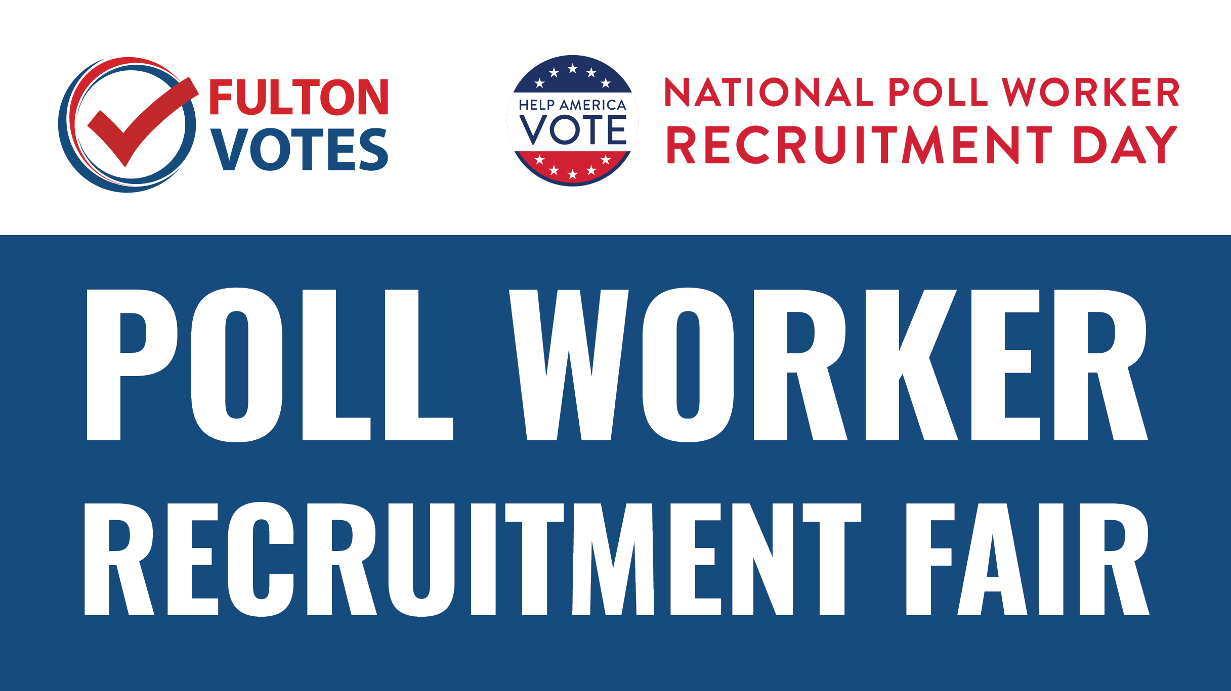 A photo about 2022 National Poll Worker Recruitment Day