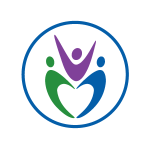 Older Americans Month logo with three people