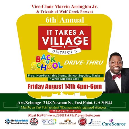 It takes a village flyer