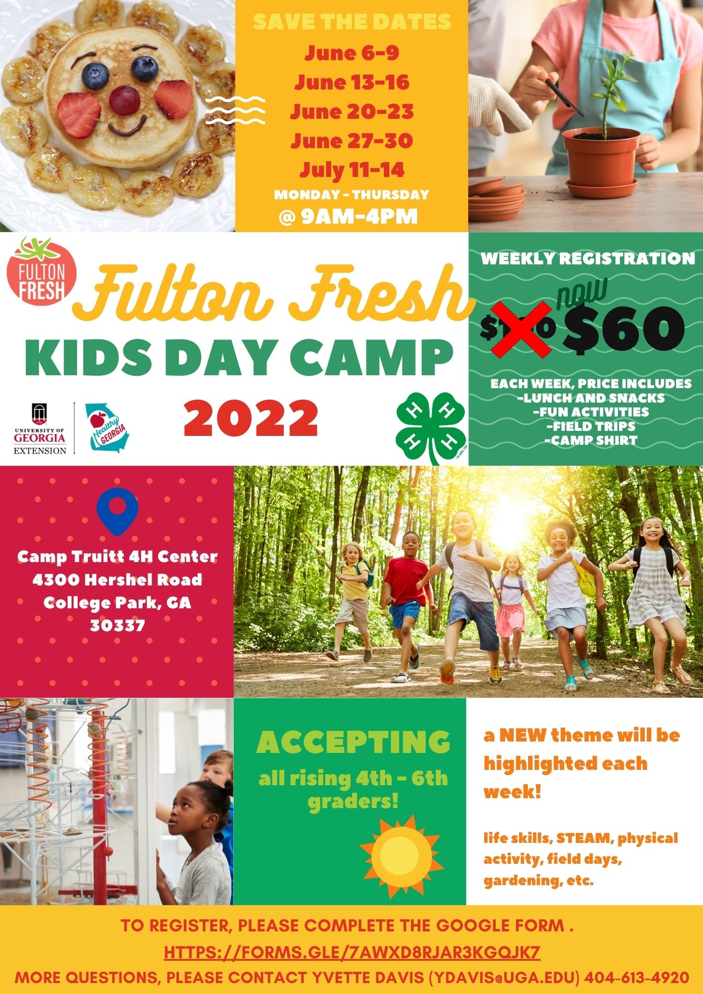 4H Fulton Fresh Kids Day Camp 2022