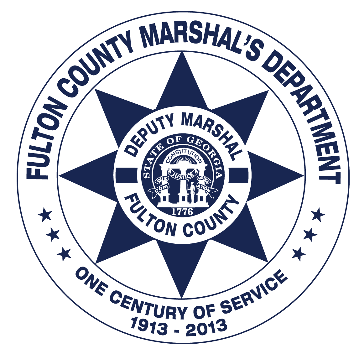 logo for the Fulton County Marshal's Department