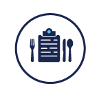 icon representing restaurant inspections