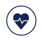 icon representing employee health benefits