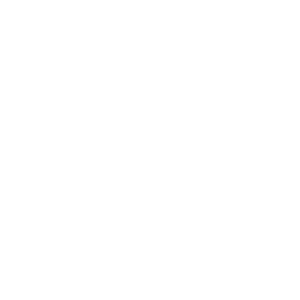 white icon representing volunteering at the library