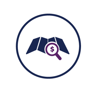 icon representing tax sales