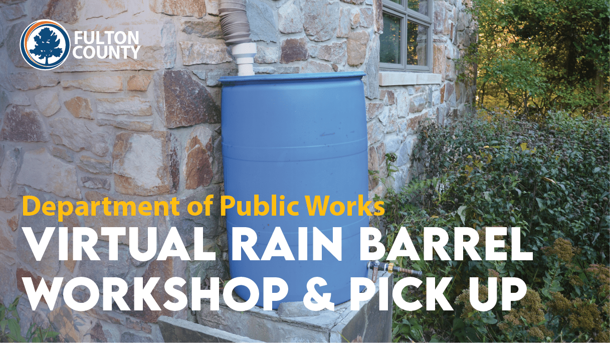 Public Works rain barrel